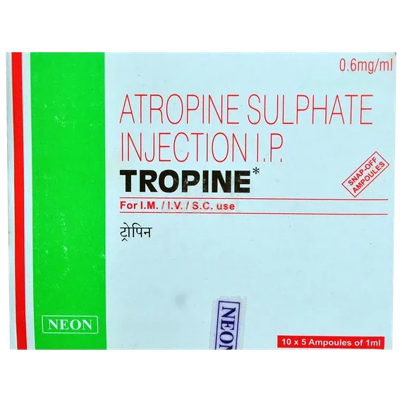 tropine injection(atropine) 1 ml